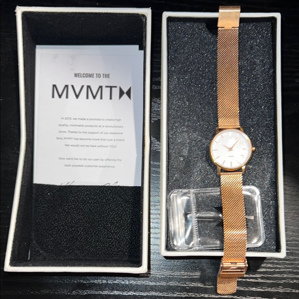 MVMT Gold Watch with Minimalist Design